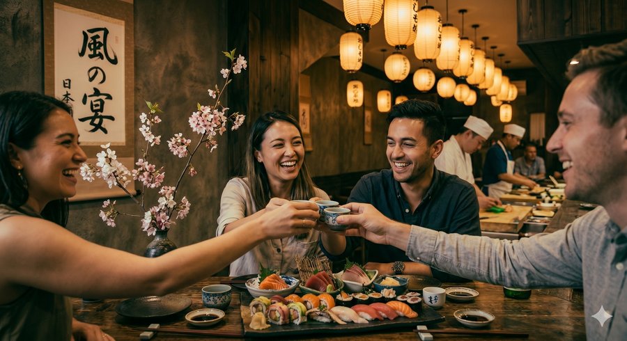 Soirée conviviale au Kintsugi