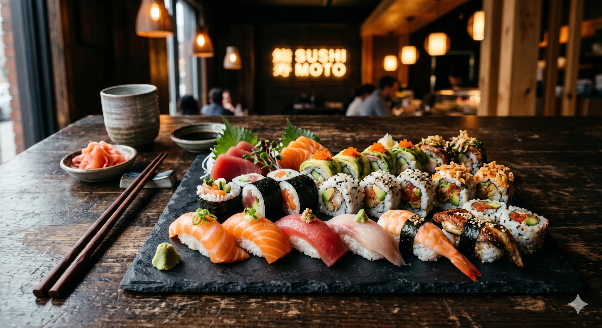 Plateau de sushis Kintsugi